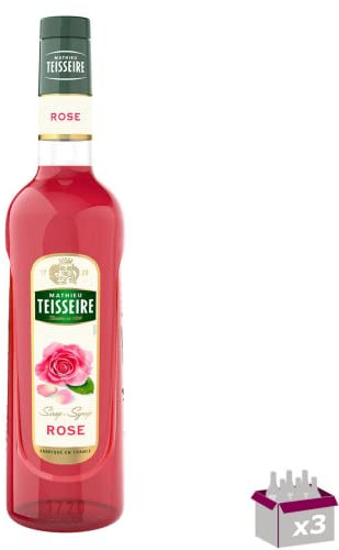 Lot de 3 - TEISSEIRE - Sirop Rose - 70cL
