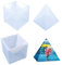 FIYSON Groß Pyramide Transparente Epoxidharz Formen, Pyramide Silikonform Epoxidharz Formen Größe 15-17 CM WüRfel Silikon,DIY-Harz-Ornament-Form Handwerk Schmuck Silikon Form FüR Gips, Wachs, Seifen