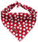 Lionet Paws Christmas Hunde Bandana Kopftücher Hundehalstuch Dreieckstuch für Kleine, Mittelgroße und Große Hunde Weihnachtsmann