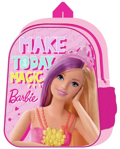 KP Pharma Barbie Premium Rucksack für Mädchen Kinder Vorschul-Junior-Reiserucksack, Farbe: Rosa – für kleine Barbies