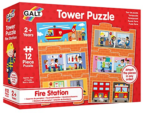 Galt Toys - Tower Puzzle Fire Station (James GALT 1)