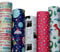 artwelten Geburtstagspapier 5 Rollen Set - Rolle je 2m x 70 cm - Geschenkpapier für Kinder Geburtstags Geschenk Verpackung mit Dino Kosmos Blau Rosa (Set 1)