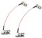 urcianow BNC Maschio ad angolo retto a 90 gradi BNC Maschio 15 CM Rg316 Cavo coassiale Connettore di estensione ad angolo retto per antenna Wifi Coda Jumper HD SDI Video