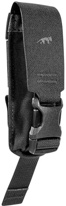 Tasmanian Tiger TT Tool Pocket MKII XS kleine Zusatz-Tasche mit Molle-System, kompakte Zusatz-Pouch für Werkzeug, Messer, Taschenlampe, EDC; Schwarz