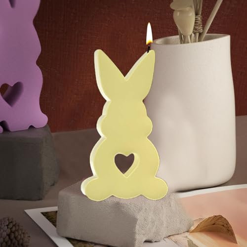 Silikonformen Gießformen Ostern Silikonform Ostern Hase Frühling Gießform Silikon Giessformen Raysin Silikonform Osterhase Silikonform Oster Kerzen Hase Formen für Gips Gießen (B1-1)