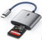 SD Kartenleser USB C 104 MB/S SD Card Reader Typ C mit Dualer Steckplatz, Micro-SD Kartenleser für Phone 15/16, Galaxy S23/S22, MacBook Pro/Air, Surface Book usw.