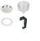 Set di accessori per moka da 1 tazza-12 tazze per caffè espresso, moka, parti di ricambio con guarnizione per maniglia, filtro a imbuto (3 tazze)