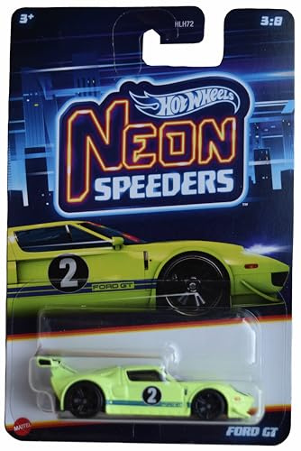 Hot Wheels Ford GT, Neon Speeders 3/8