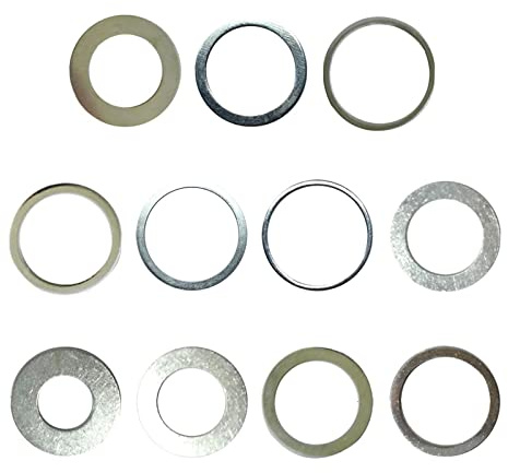 11Pcs Circular Reduction Rings High Speed Steel Cutting Disc 20/22/25.4/30/32mm Woodworking Tools