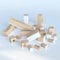 Zzcy 22 Stück Blumen Stempel Vintage Pflanzen Mustern Stempel Holzstempel Set Holzstempel zum Basteln für Basteln Geschenkanhänger, DIY Fotoalben