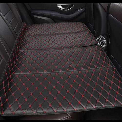 SRTMIRJJ Nicht Aufblasbare Auto Matratze für Caddy Maxi Life 2010-2015, Faltbare Camping Verlängerung Schlafbett Tragbare Rücksitz-Matratze Zubehör,C-128 * 80CM