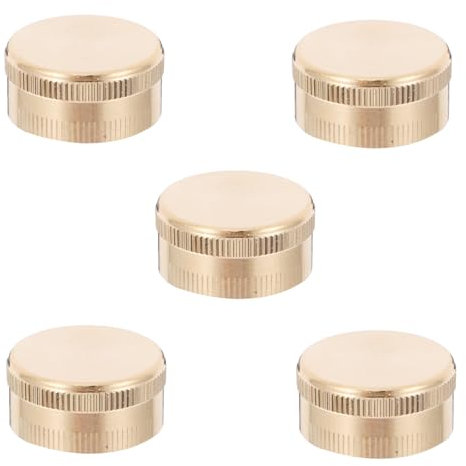 CANIGHT 5stücke Messing Schlauch-endkappen Für Garten Langlebige Und Leckfreie Verschlusskappen Installieren Passend Für Gängige Gartenbewässerungsgeräte