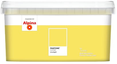 Alpina PANTONE Limelight – Wandfarbe im PANTONE-Farbton – 1 Liter