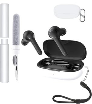 Custodia protettiva per cuffie Anker Soundcore Life P2, durevole ed ecologico, con fori precisi e compatibilità di ricarica, antiurto, piacevole al tatto, bianco