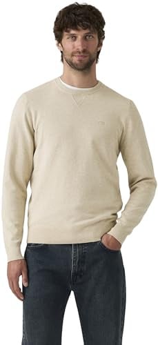 Levi's Herren Sweatshirt Lightweight Housemark mit Stretch-Anteil, Rundhalsausschnitt