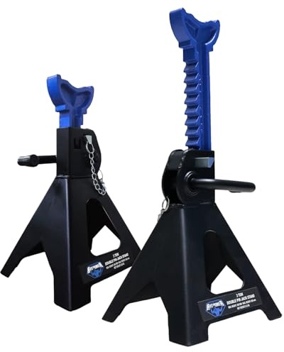 ANTPOWER Car Jack Stands 3 Ton with Double Locking Heavy Duty 11.2-16.8 Adjustable for Lifting SUV, Pickup Truck Garage 6000 lbs Capacity 1 Pair