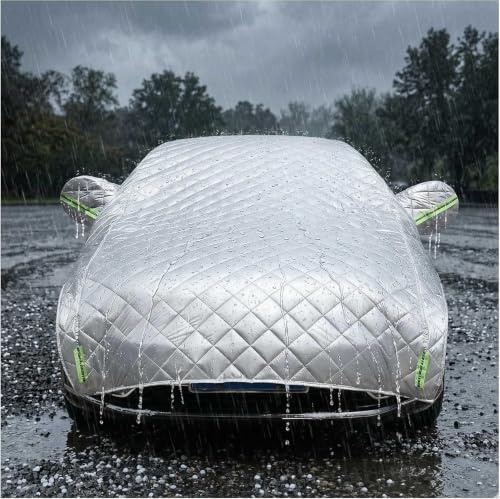 Hagelschutzplane Auto für Skoda Fabia Hatchback (2000–2026),Hageldecke Auto, Allwetter Abdeckplane für Garage Outdoor, Wasserdicht Und Staubdicht,mit Reflektierenden Streifen 1019