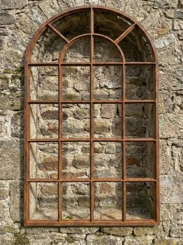 Antikas - Eisenfenster, stilvolles Fenster wie altes aus Fabrik -Scheune, westfälisch groß