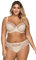 AVA 1030 Underwired Half Padded Full Cup Bra Not Separable Regulated Straps Made in EU, Beige,34HH