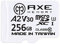 AXE 256GB MicroSDXC Speicherkarte + SD-Adapter mit A2 App Performance, V30 UHS-I U3, 4K, Ultra HD, Klasse 10