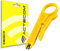 actecom Cable Cutter Herramienta IDC Red Amarillo Mini alicate Pelacables UTP para Cable de Bolsillo portátil