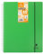 FLEXIBLE SPIRAL CLASSEUR STARPLAST - Organisateurs, avec 60 pochettes, transparent uni, A4, couvercle en plastique résistant. Bureau, école, usage personnel - couleur VERTE.