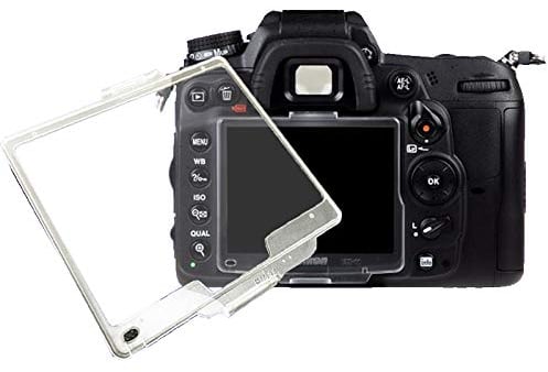 D7000 - Custodia protettiva per schermo LCD per fotocamera Nikon D7000 SLR, FANZR trasparente in ABS, sostituzione, BM-11 (confezione da 2)