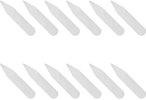 TOPBATHY 300stücke Transparente Kragenstütze Für Hemdkragen Hitzebeständige Kragenstäbchen Aus Pet-material Wiederverwendbar Für Damen Und Herren Oberhemden