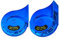 Aublinto 2 Stück Motorrad Elektrische Hupe Horn Motorrad Metall Hupe Metall Universal Horn Hupe Wasserdicht Elektrisch Horn für Motorrad Fahrzeug Auto LKW Moped Roller Scooter ATV