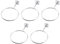 Niejgay 5 Pack Ball Halter Wand Halterung Sport Gymnastik Ball Aufbewahrungs Regal Organizer für Display Basketball Volleyball FußBall