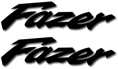 STATUZ per Yamaha Fazer 600 1000 Adesivi per Ruote Moto Adesivo per Serbatoio Carburante Adesivo per Casco Pellicola Riflettente Impermeabile con Logo Decorare (Color : Nero)
