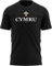 Cymru T-Shirt für Herren, Rugby-Top, Prince of Wales, walisische Fans, Schwarz , S