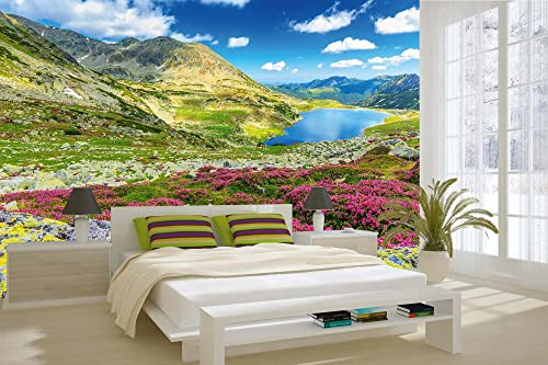 Vlies Fototapete ATEMBERAUBENDE NATURSZENERIE 375 x 250 cm (inkl. Kleister) - Vlies Tapete, Wandtapete, Wandbilder - Tapete für Wohnzimmer Schlafzimmer, Büro, Küche - Montagefertig