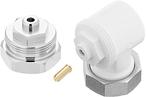 Oventrop 1011445 7000520038 DIY, 1 & Winkeladapter für Ventil-HK, 1 Stück, weiß, 1011450