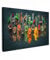 MuchoWow© Bilder 90x60 cm Wohnzimmer Deko Modern Wandbild Kunstdruck auf Leinwand Bild Schlafzimmer über Bett Room Decor Geschenke Küche - Kräuter - Gewürze - Löffel