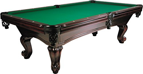 John West Pool Billardtisch Nevada 8ft Kirsche mit Schieferplatte inkl. Montage