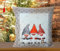 KAMACA Kissenbezug Kissenhülle 40x40 cm hochwertiges Druck-Motiv Eyecatcher Herbst Winter Weihnachten (Lustige Wichtel)