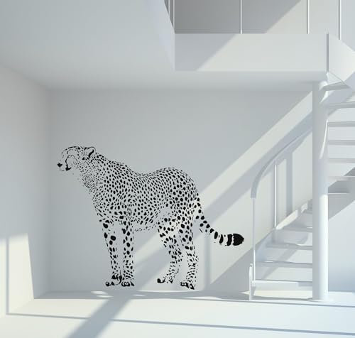 mein-motiv.com Wandtattoo Gepard Größe M - ca. 60cm x 46cm