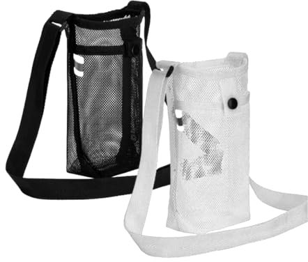 GXGM 2 Stück becherhalter festival, Wasserflaschenhalter, flaschenhalter zum umhängen, flaschenhalter tasche, flaschenhalter umhängen