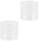 KONTONTY 2 Pièces Abat-jour en verre pour lampe à gaz bougie lanterne camping bougeoir extérieur vapolight accessoires de camping abat-jour lanterne au propane abat-jour lanterne à gaz