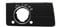 Aqxyhjk LHD vorne links Armaturenbrett Scheinwerfer Lampe Schalter Abdeckung Trim Ersatz for W211 E Klasse 320 350 550 2003-2008(W211 Black Model A)