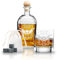 LOOXIS Personalisiertes Whisky Geschenkset mit Namen & Motiv graviert - inkl. 1x 300ml Whiskyglas, 700ml Karaffe, 1x Steineiswürfel- Geschenkidee Männer, Vatertag, Weihnachten - Geschenkset 1, Motiv 2