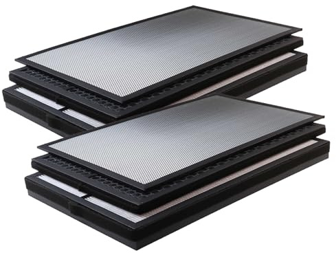vhbw 6-teiliges Filter-Set kompatibel mit Baren B-785 | B-H03, B-783 Luftreiniger - HEPA-Filter, Fotokatalysator, Aktivkohlefilter
