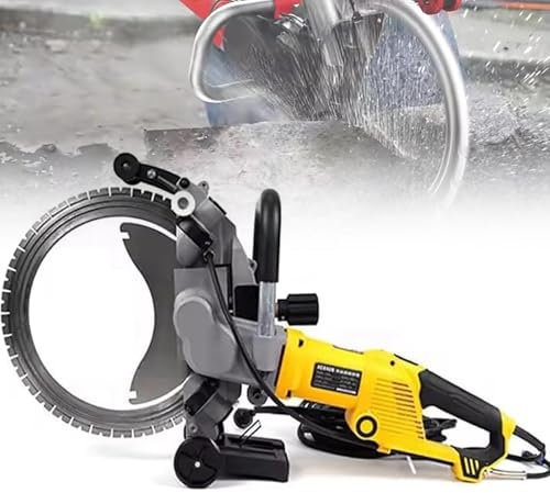MIDUOLAI Concrete Cutting Saw, Electric Cut-Off Saw, Groove Cutting Machine, 5000W, 290mm Cut Depth, A