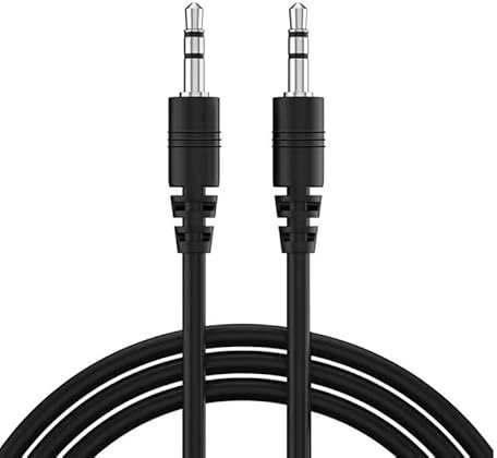 TECHZOCO Cable Audio alargador macho a macho, Cable Audio estéreo Jack 3.5 mm Macho a Jack 3.5 mm Macho, Cable Auxiliar 3.5 mm, Apto para Altavoces, Auriculares, Móvil, Tablet, MP3, 5 Metros