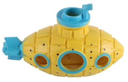 Laroal U-Boot-Aquarium-Dekoration, Aquarium-Garnelen-Versteck, Aquarium-Dekoration, Versteckhöhle, Unterschlupf, geeignet für Garnelen, Betta, Eidechsen, Versteck-Dekoration