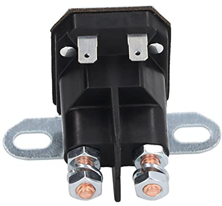 12-V-Rasentraktor-Zubehör for MTD-Starterrelais-Magnetschalter, DC 12 V Aluminium- und ABS-Startermagnetschalter for Rasentraktoren, kompatibel mit MTD 725 04439B, Rasenmäherteile