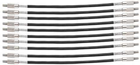 Corde De Violon En Acier Inoxydable Multiples Brins Silicone Vis Antidérapantes Pour Instrument Musique 10 Pièces
