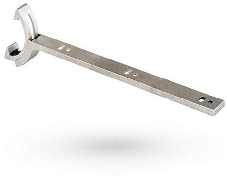SO-TECH® Regalträger Winkelkonsole Regalkonsole aus Edelstahl/roh/lackierfähig/verstellbar für Dachschrägen/Design trifft auf Funktion