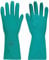 Polyco Nitri-Tech 927 Flock Lined Non-slip Diamond Pattern Green Nitrile Synthetic Rubber Glove, Size - 10